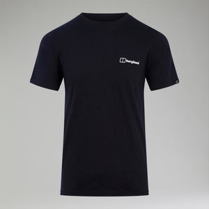 Men's Snowdon Colour Logo Short Sleeve Tee Black