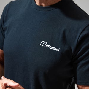 Men's Snowdon Colour Logo Short Sleeve Tee Black