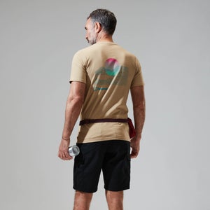 Men's Snowdon Colour Logo Short Sleeve Tee Natural
