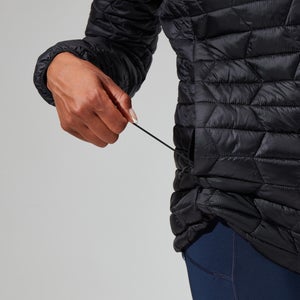 Cuillin Isolierter Hoodie für Damen - Schwarz/Grau