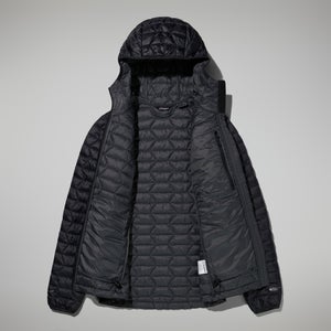 Cuillin Isolierter Hoodie für Damen - Schwarz/Grau