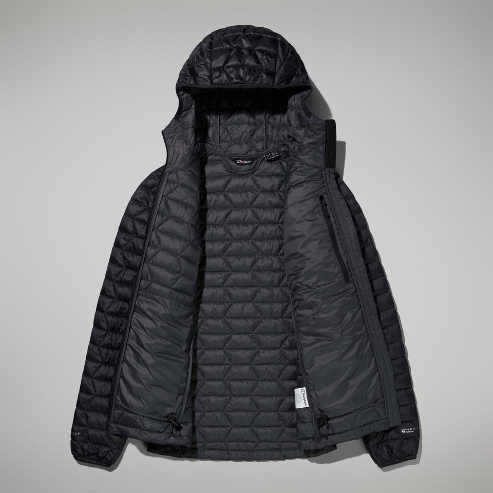 Cuillin Isolierter Hoodie für Damen - Schwarz/Grau