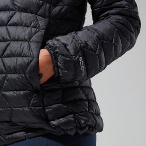 Cuillin Isolierter Hoodie für Damen - Schwarz/Grau