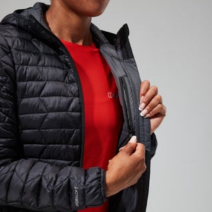 Cuillin Isolierter Hoodie für Damen - Schwarz/Grau