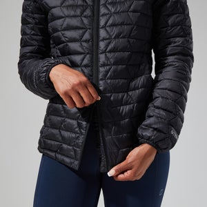 Cuillin Isolierter Hoodie für Damen - Schwarz/Grau