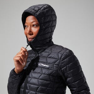 Cuillin Isolierter Hoodie für Damen - Schwarz/Grau