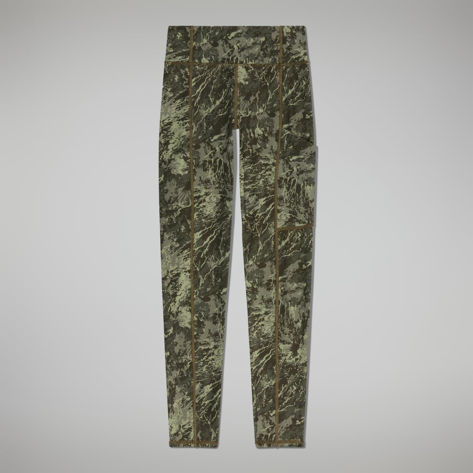 Zannia 7/8 Leggings für Damen - Grün/Dunkelgrün