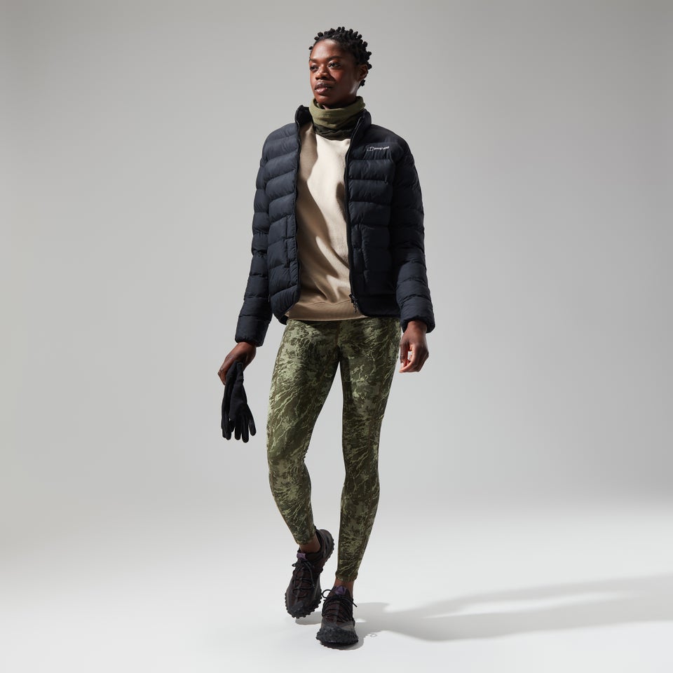 Zannia 7/8 Leggings für Damen - Grün/Dunkelgrün