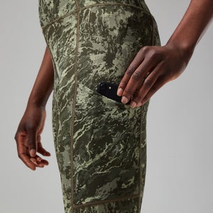 Zannia 7/8 Leggings für Damen - Grün/Dunkelgrün