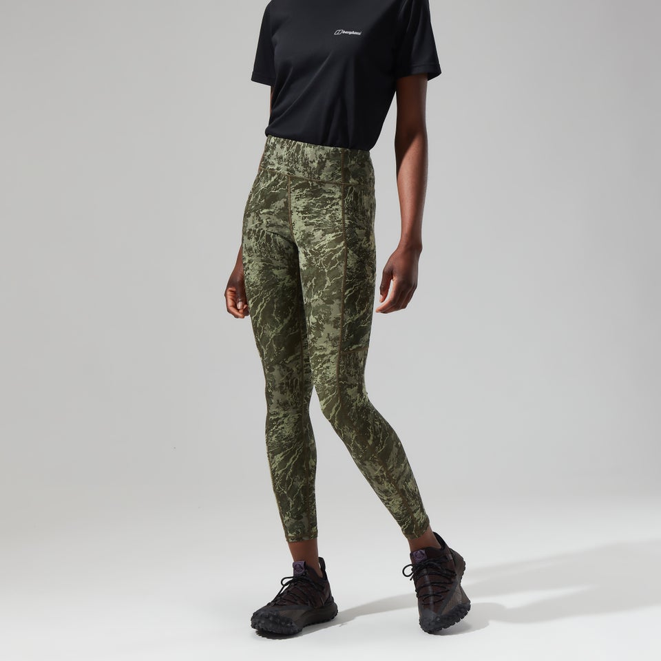 Zannia 7/8 Leggings für Damen - Grün/Dunkelgrün
