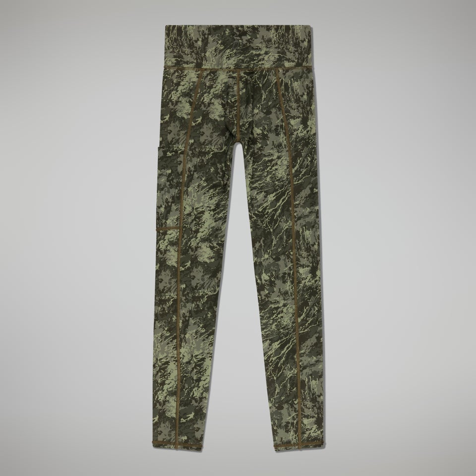 Zannia 7/8 Leggings für Damen - Grün/Dunkelgrün