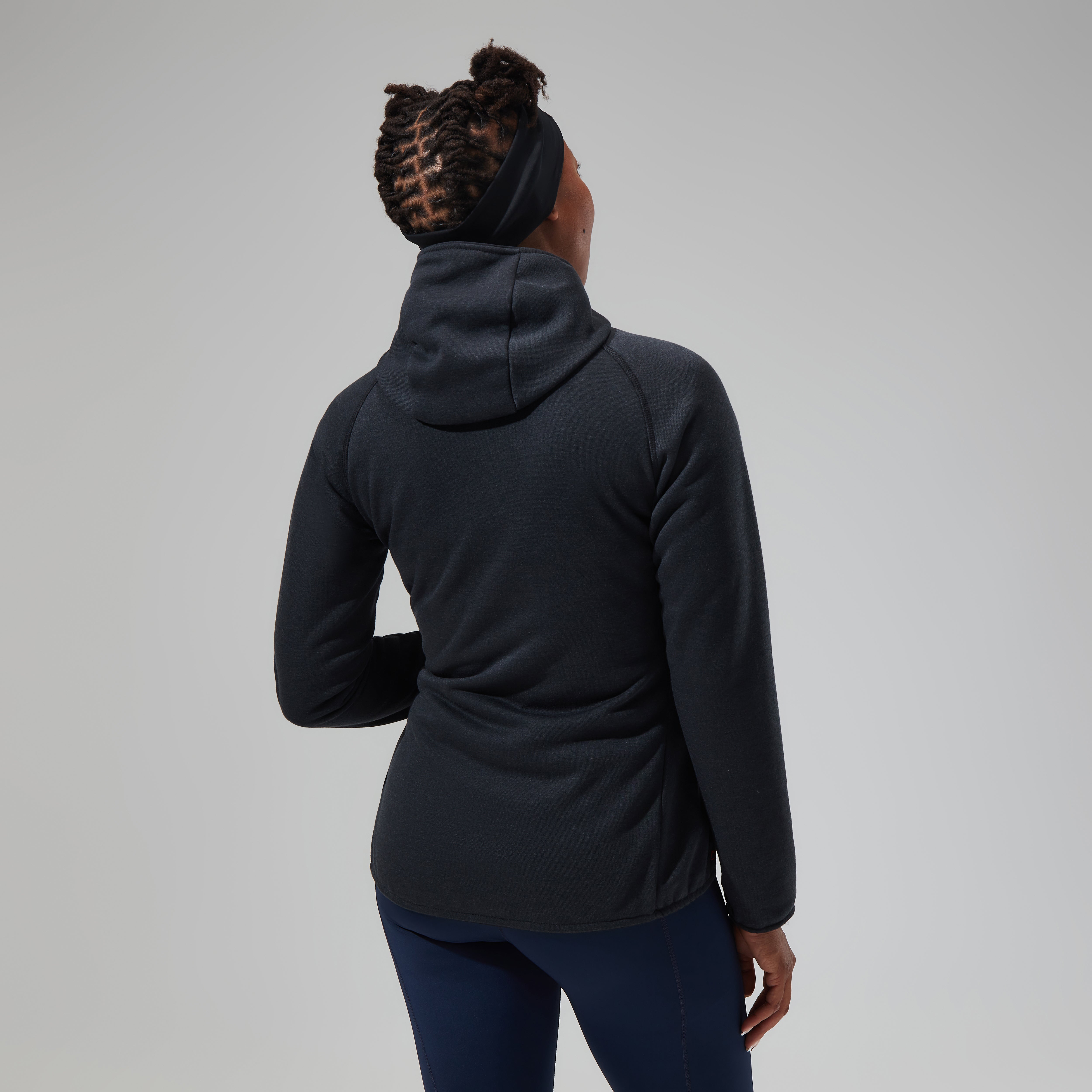 Women's Heuberg Hoody - Black/Grey
