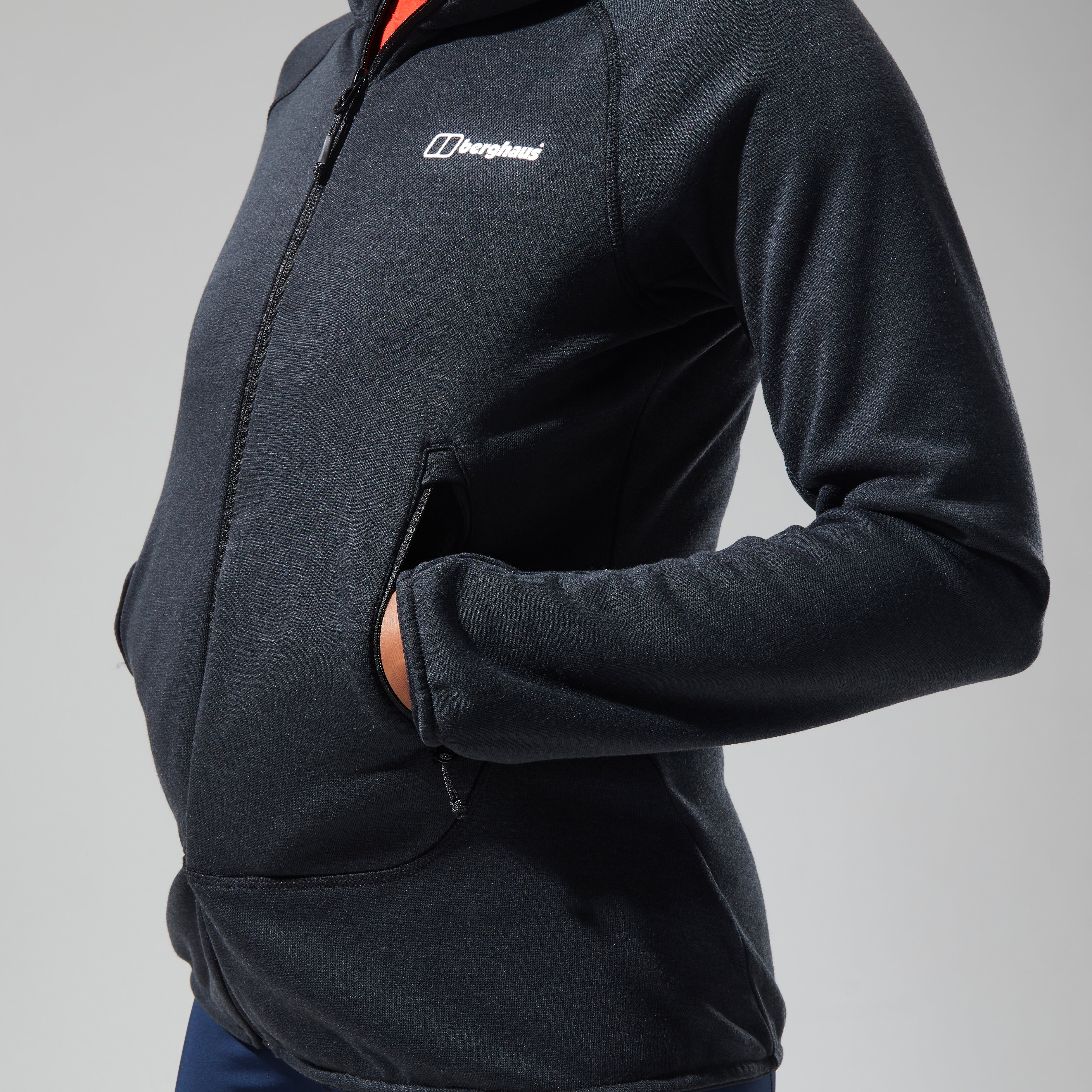 Women's Heuberg Hoody - Black/Grey