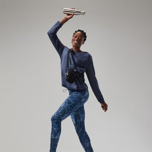 Zannia 7/8 Leggings für Damen - Blau/Dunkelblau