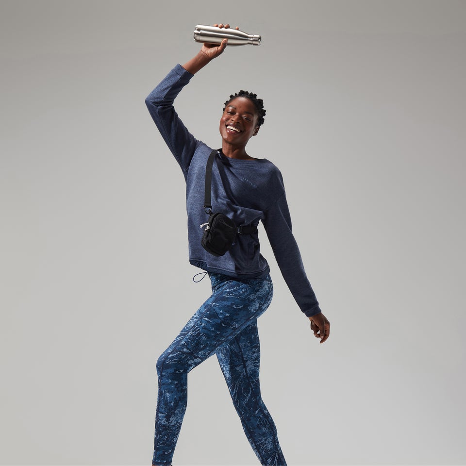 Zannia 7/8 Leggings für Damen - Blau/Dunkelblau