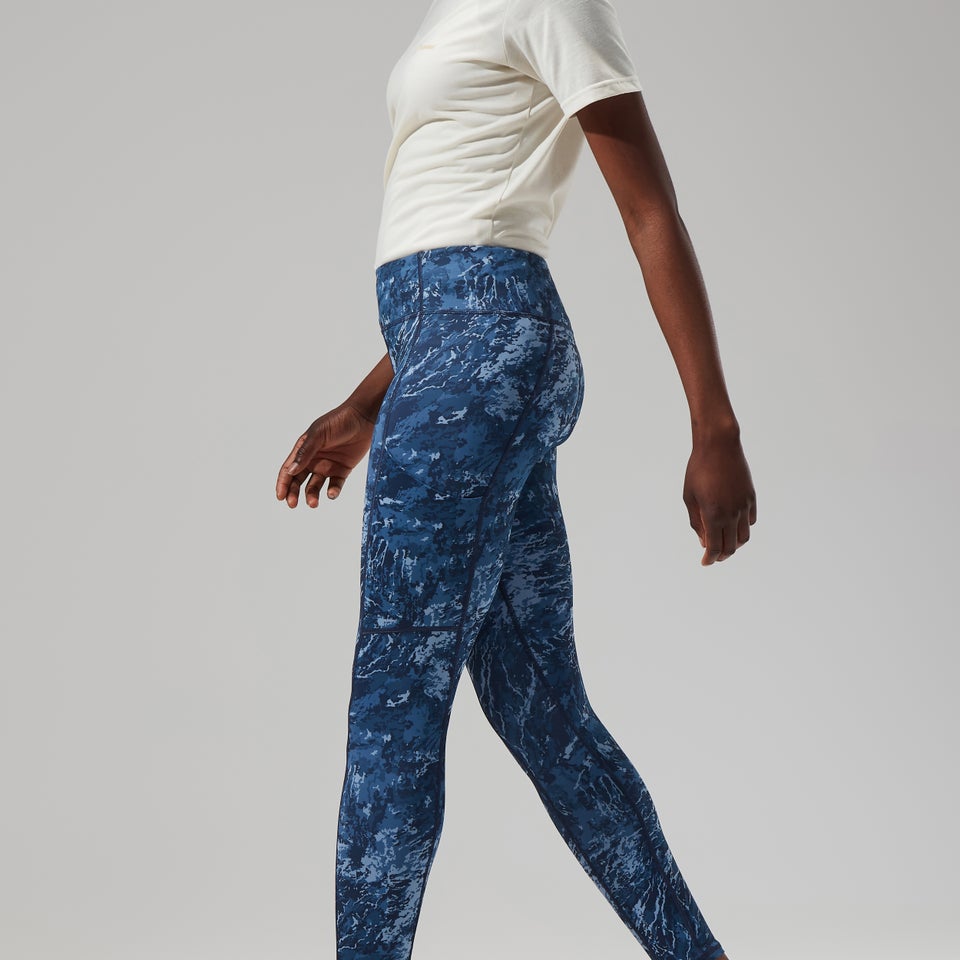 Zannia 7/8 Leggings für Damen - Blau/Dunkelblau