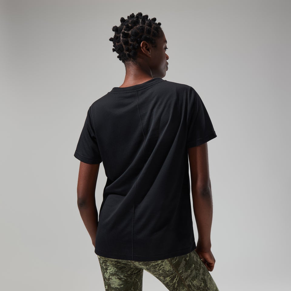 Women's Relaxed Tech Super Stretch Tee - Black