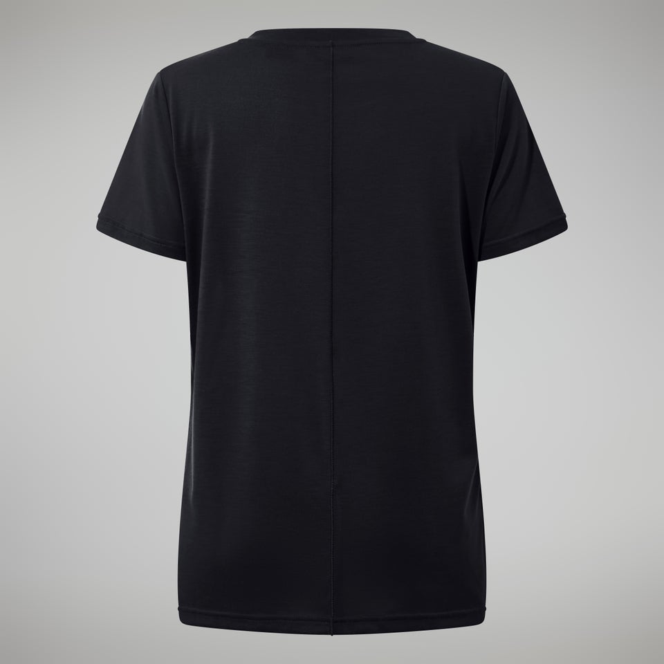 Women's Relaxed Tech Super Stretch Tee - Black