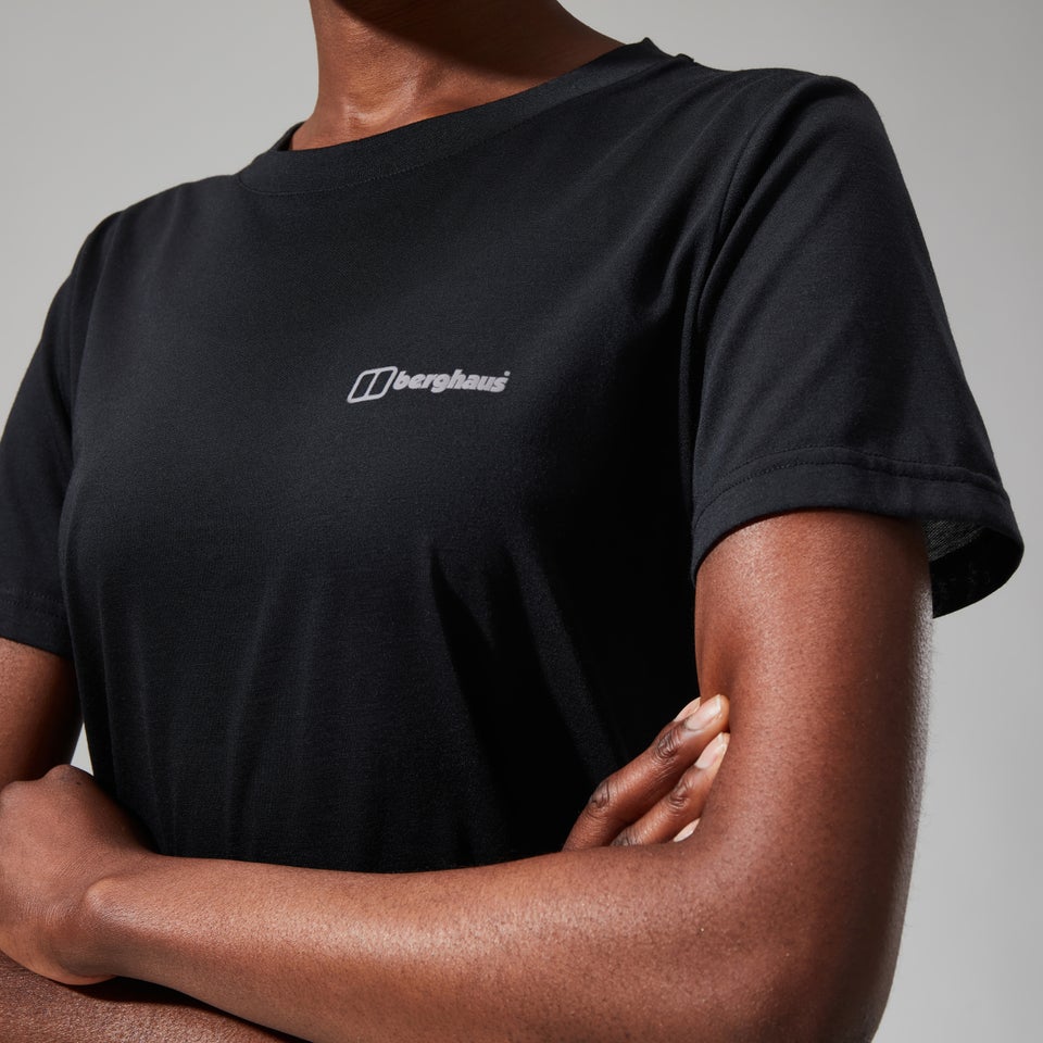 Women's Relaxed Tech Super Stretch Tee - Black