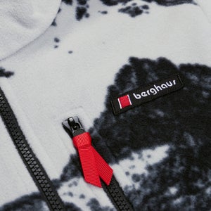 Unisex Prism Print Trango Half-zip Fleece - Grey/Black