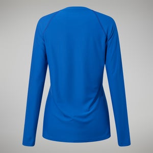 Women's 24/7 Tech Long Sleeve Crew Tee - Blue