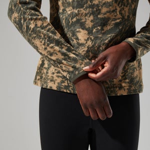 Women's Navala Half Zip Fleece - Green/Dark Green