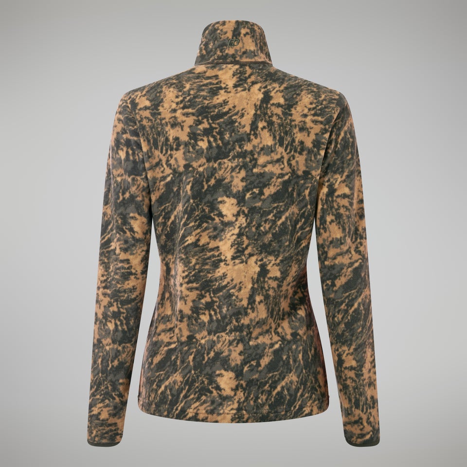 Women's Navala Half Zip Fleece - Green/Dark Green