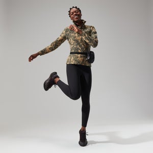 Women's Navala Half Zip Fleece - Green/Dark Green