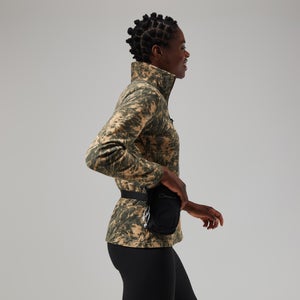 Women's Navala Half Zip Fleece - Green/Dark Green