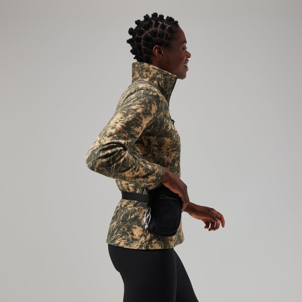 Women's Navala Half Zip Fleece - Green/Dark Green