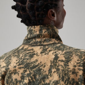 Women's Navala Half Zip Fleece - Green/Dark Green