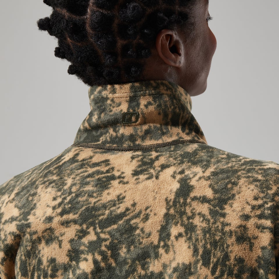 Women's Navala Half Zip Fleece - Green/Dark Green