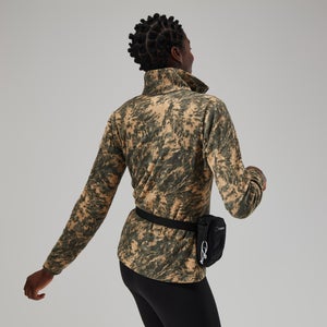 Women's Navala Half Zip Fleece - Green/Dark Green