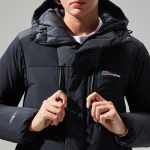 Women's Saffren Down Duster Hooded Jacket - Black