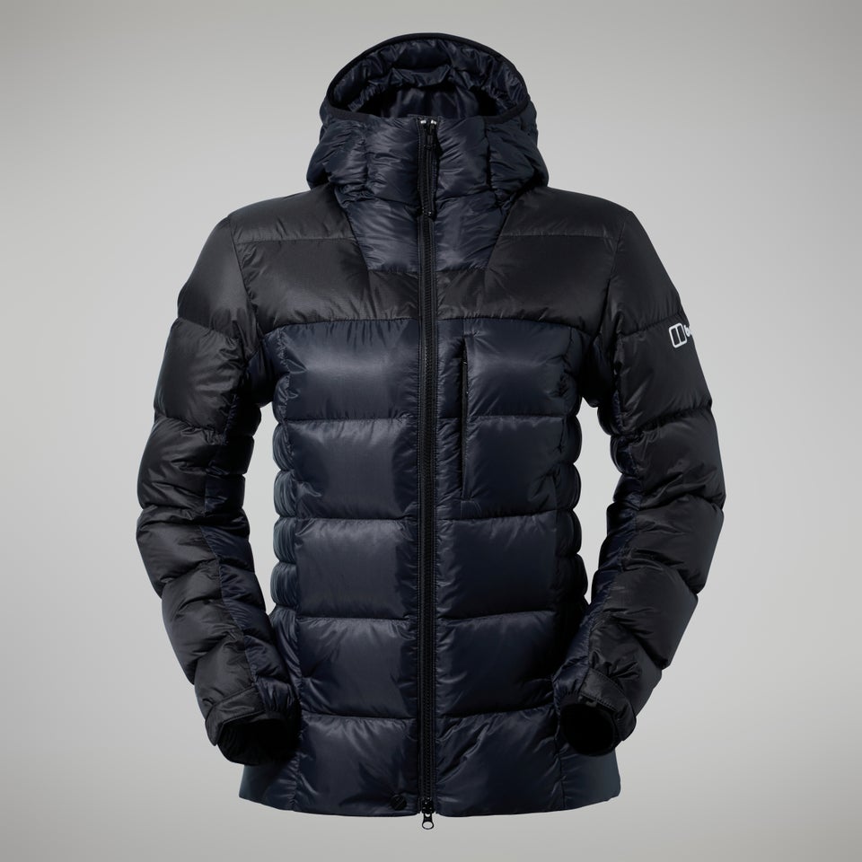 MTN Arete Ultra Down Hoodie für Damen - Schwarz