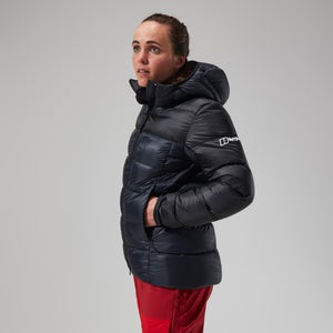 MTN Arete Ultra Down Hoodie für Damen - Schwarz