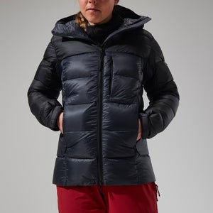 MTN Arete Ultra Down Hoodie für Damen - Schwarz