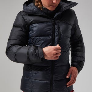 MTN Arete Ultra Down Hoodie für Damen - Schwarz