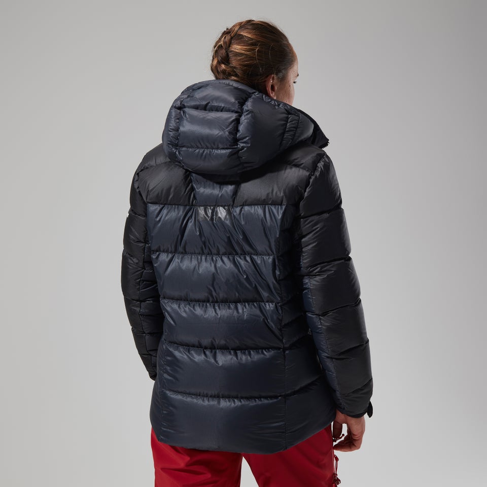 MTN Arete Ultra Down Hoodie für Damen - Schwarz