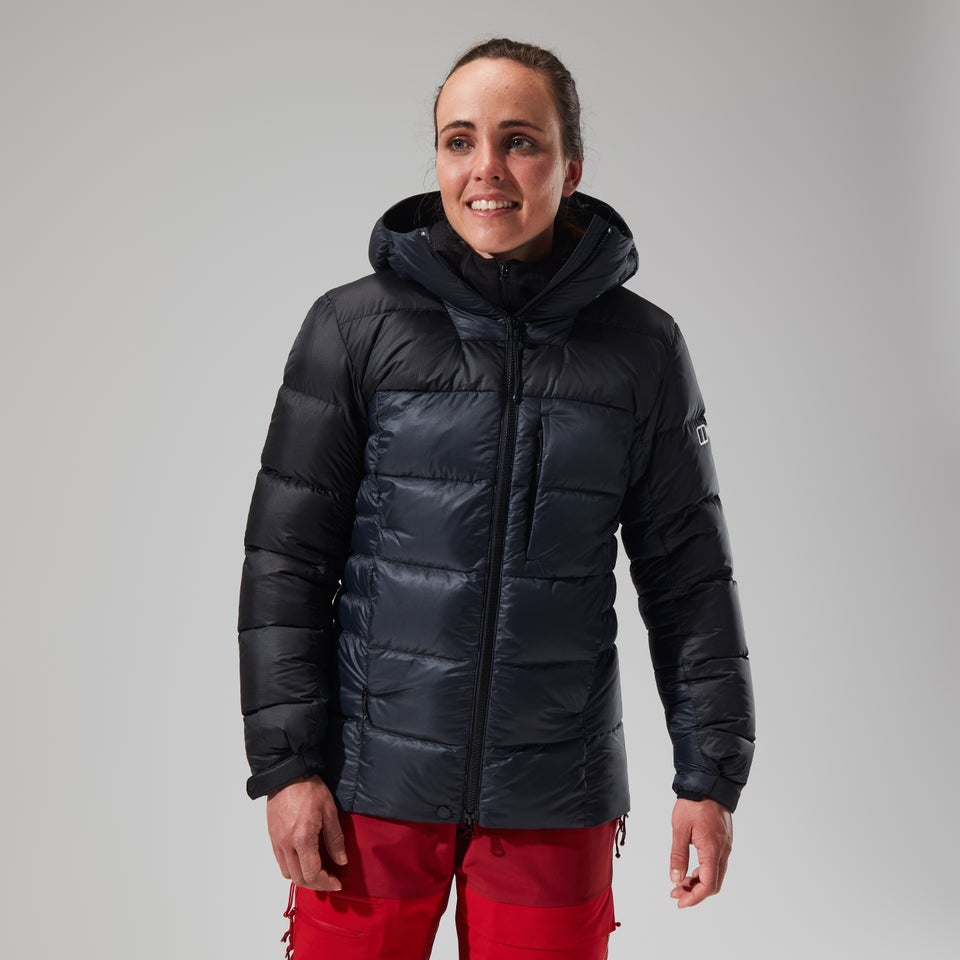 MTN Arete Ultra Down Hoodie für Damen - Schwarz