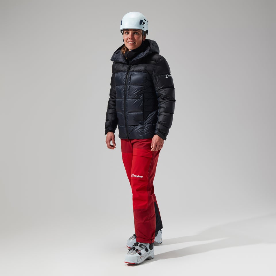 MTN Arete Ultra Down Hoodie für Damen - Schwarz