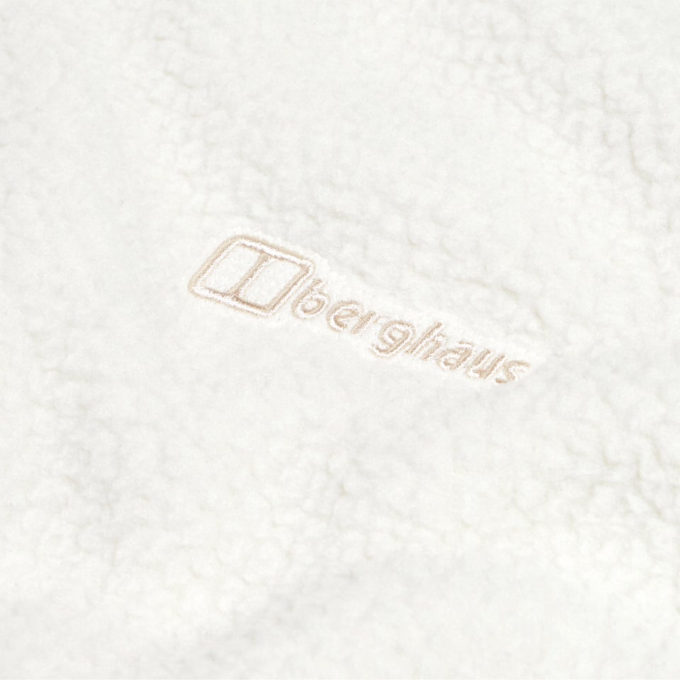 Hawksker Half Zip Fleece für Damen - Naturfarben