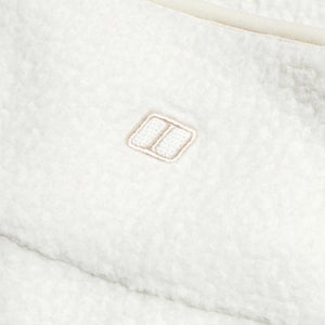 Hawksker Half Zip Fleece für Damen - Naturfarben