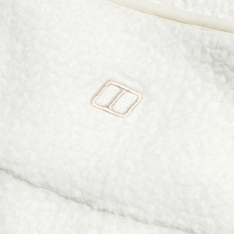 Hawksker Half Zip Fleece für Damen - Naturfarben