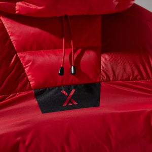 MTN Arete Ultra Down Hoodie für Damen - Rot