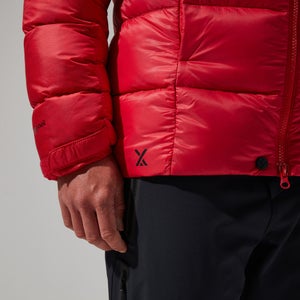 MTN Arete Ultra Down Hoodie für Damen - Rot