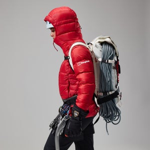 MTN Arete Ultra Down Hoodie für Damen - Rot