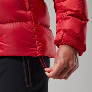 MTN Arete Ultra Down Hoodie für Damen - Rot