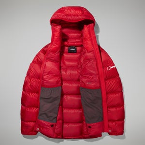 MTN Arete Ultra Down Hoodie für Damen - Rot