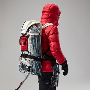 MTN Arete Ultra Down Hoodie für Damen - Rot